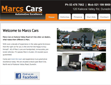 Tablet Screenshot of marcscars.co.nz